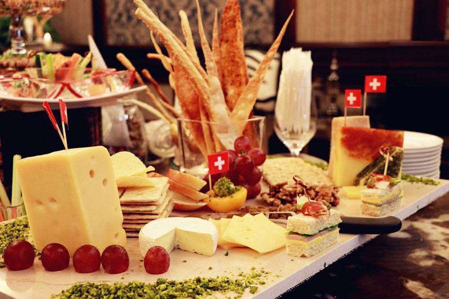 שיאן Swisstouches Hotel Xi'An מסעדה תמונה